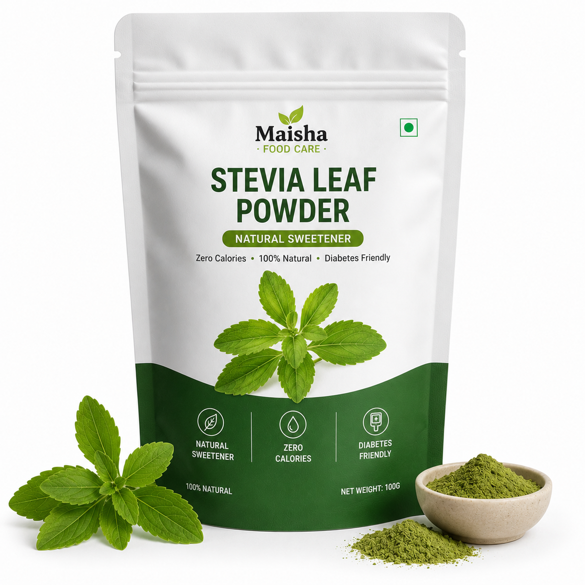 Stevia Leaf Powder: Natural Zero-Calorie Sweetener for Healthy Living